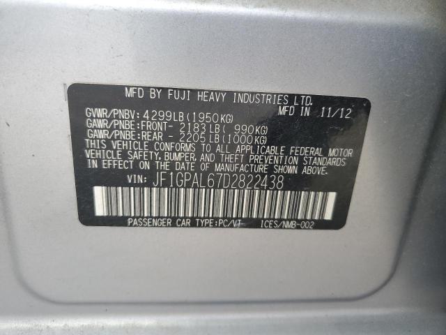 Photo 11 VIN: JF1GPAL67D2822438 - SUBARU IMPREZA SP 