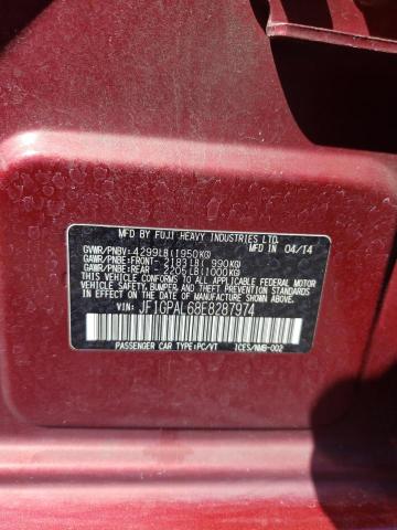 Photo 11 VIN: JF1GPAL68E8287974 - SUBARU IMPREZA SP 