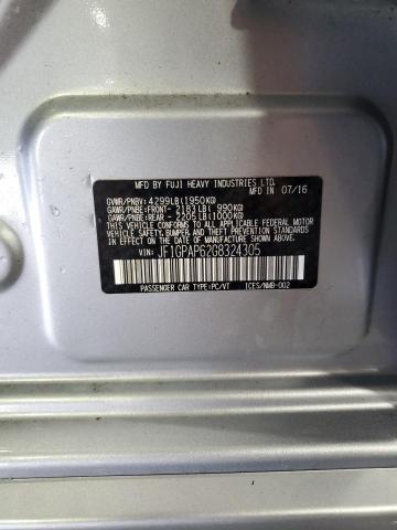 Photo 11 VIN: JF1GPAP62G8324305 - SUBARU IMPREZA 