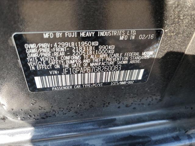 Photo 12 VIN: JF1GPAP67G8260083 - SUBARU IMPREZA SP 