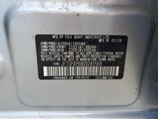 Photo 11 VIN: JF1GPAP68G9245568 - SUBARU IMPREZA SP 