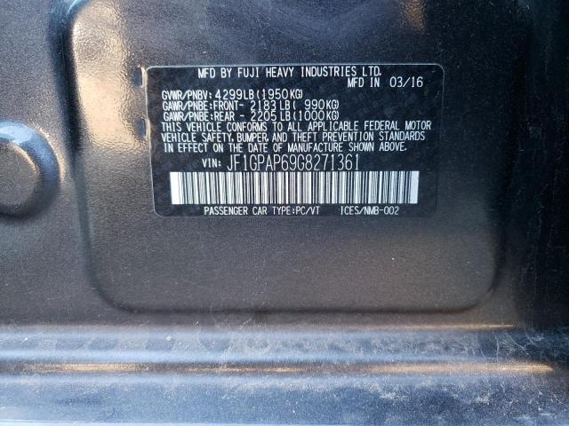 Photo 11 VIN: JF1GPAP69G8271361 - SUBARU IMPREZA 