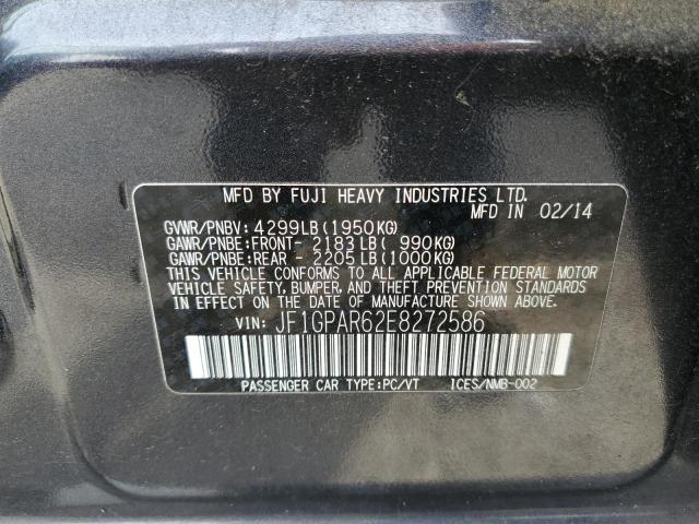 Photo 12 VIN: JF1GPAR62E8272586 - SUBARU IMPREZA SP 