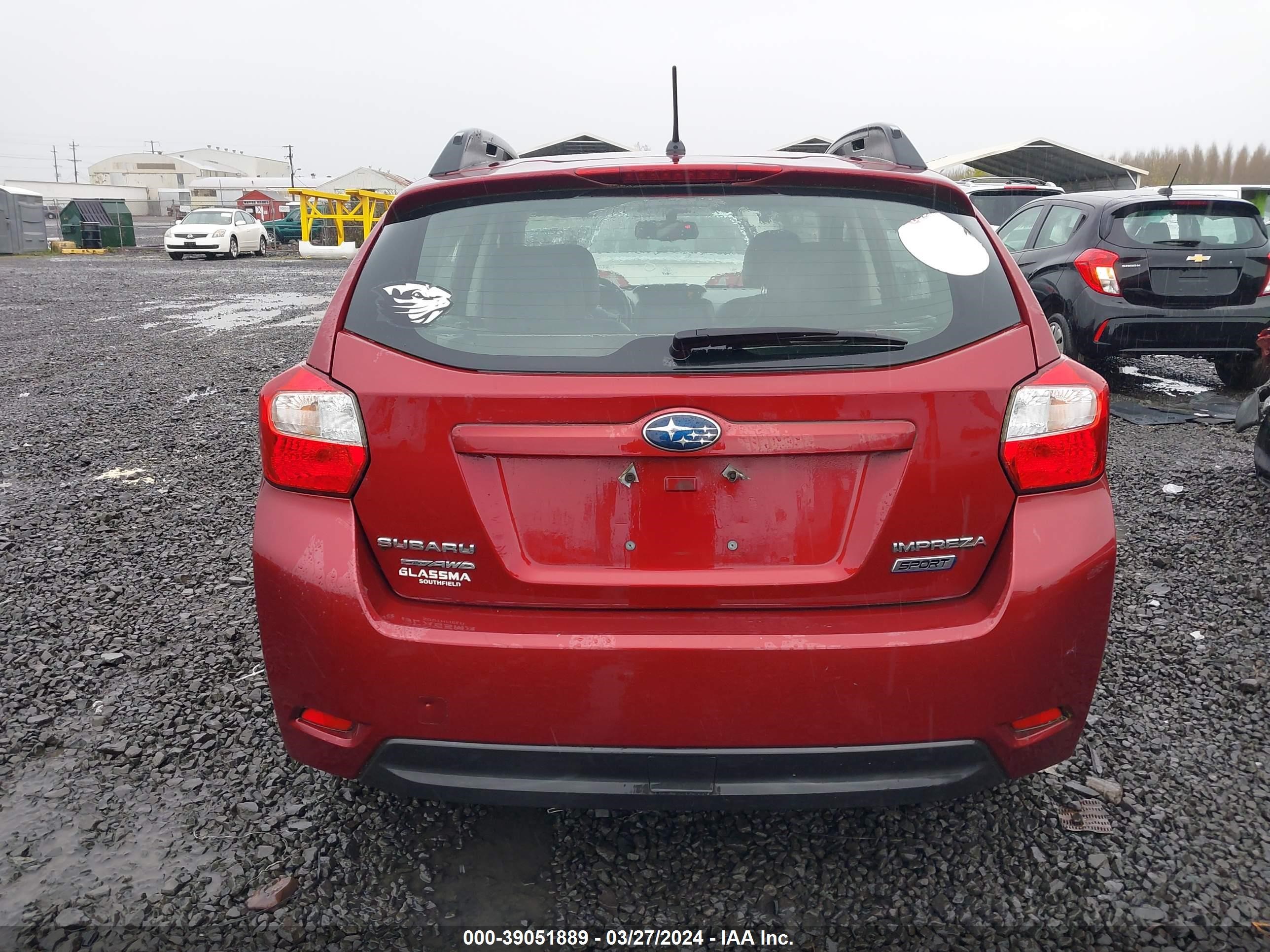 Photo 15 VIN: JF1GPAS62CH224965 - SUBARU IMPREZA 