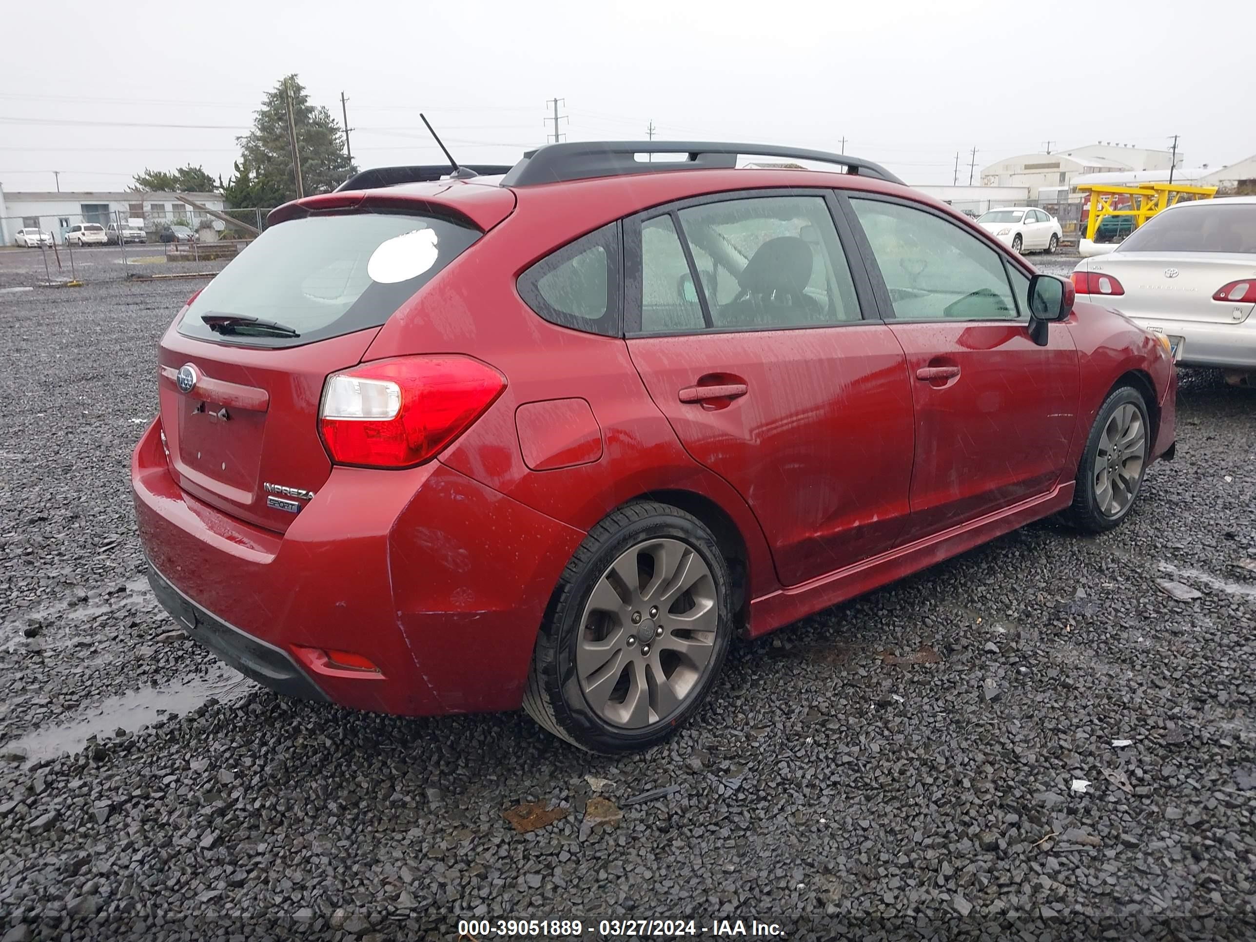 Photo 3 VIN: JF1GPAS62CH224965 - SUBARU IMPREZA 