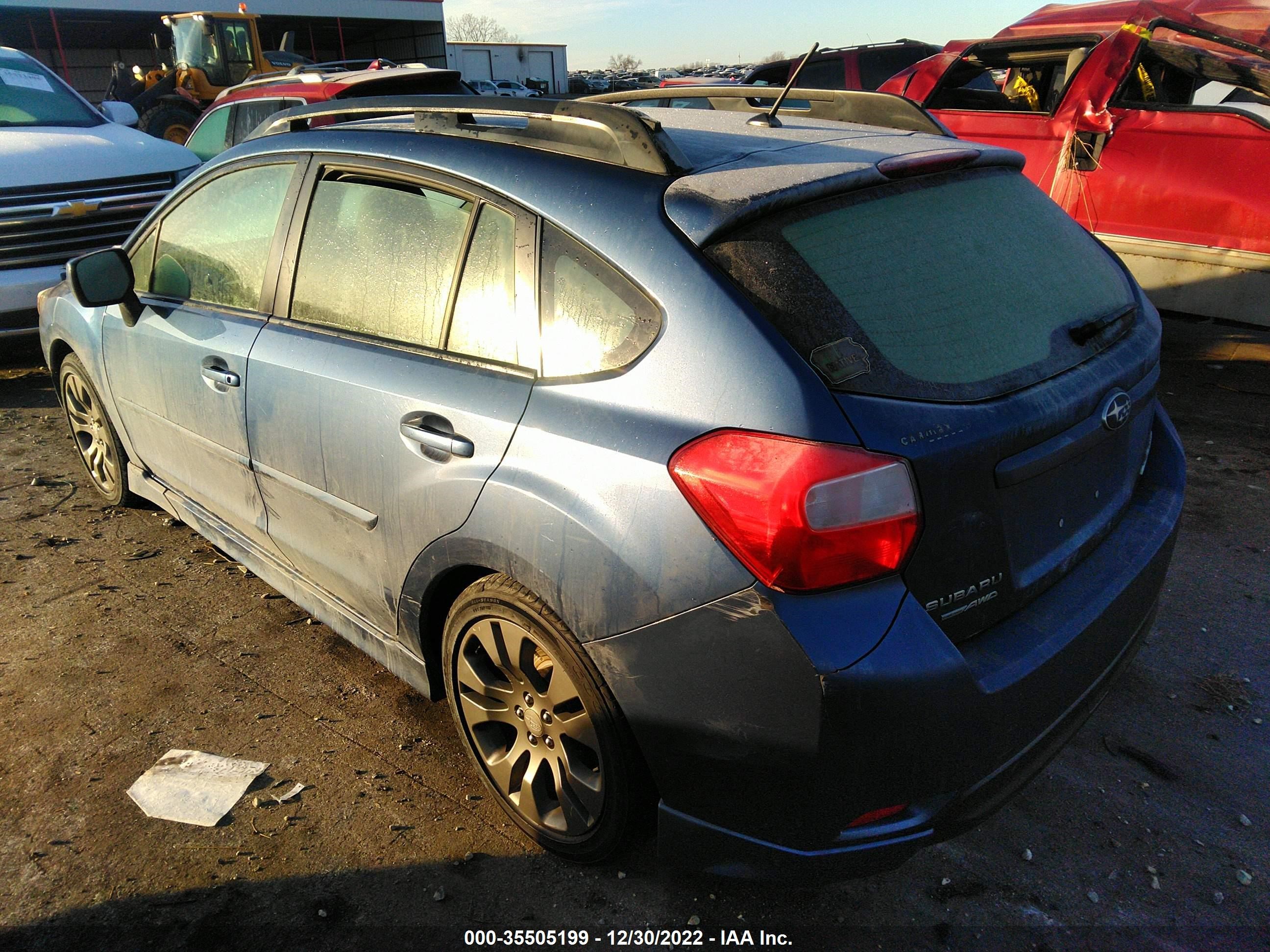 Photo 2 VIN: JF1GPAS66CH231465 - SUBARU IMPREZA 