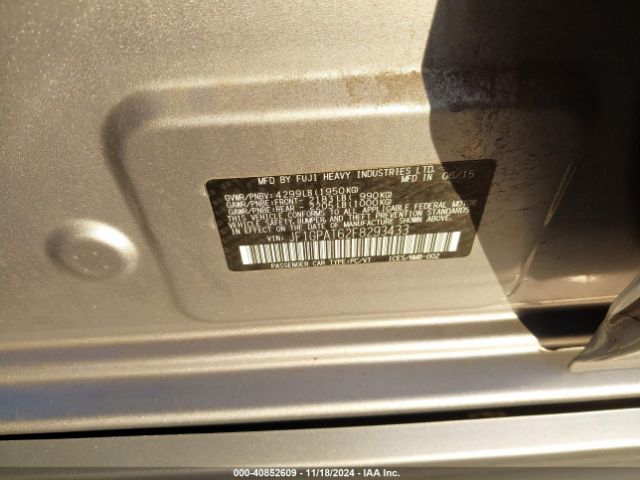 Photo 8 VIN: JF1GPAT62F8293433 - SUBARU IMPREZA 