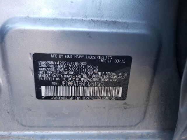 Photo 12 VIN: JF1GPAT66F9261062 - SUBARU IMPREZA SP 