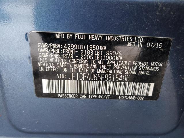 Photo 12 VIN: JF1GPAU65F8315486 - SUBARU IMPREZA 