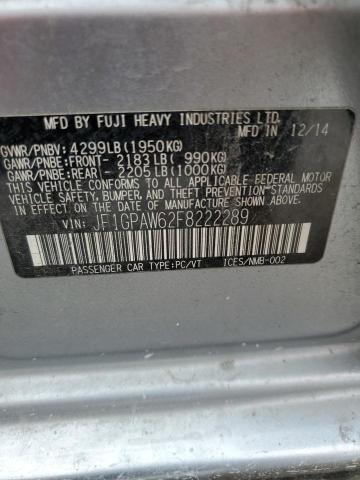 Photo 12 VIN: JF1GPAW62F8222289 - SUBARU IMPREZA SP 