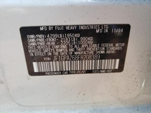 Photo 11 VIN: JF1GPAZ68FH208389 - SUBARU IMPREZA 