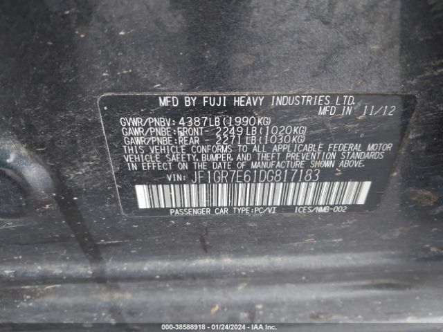 Photo 8 VIN: JF1GR7E61DG817183 - SUBARU IMPREZA WRX 