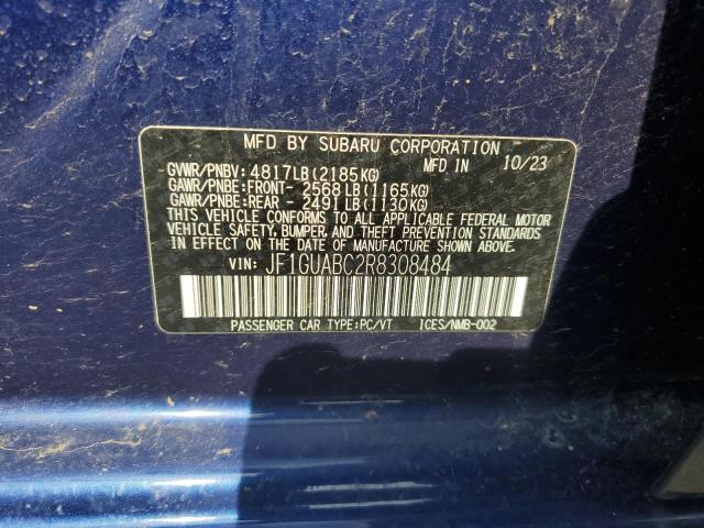 Photo 11 VIN: JF1GUABC2R8308484 - SUBARU IMPREZA 