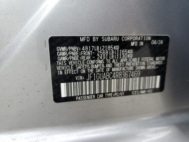 Photo 11 VIN: JF1GUABC4R8367469 - SUBARU IMPREZA 