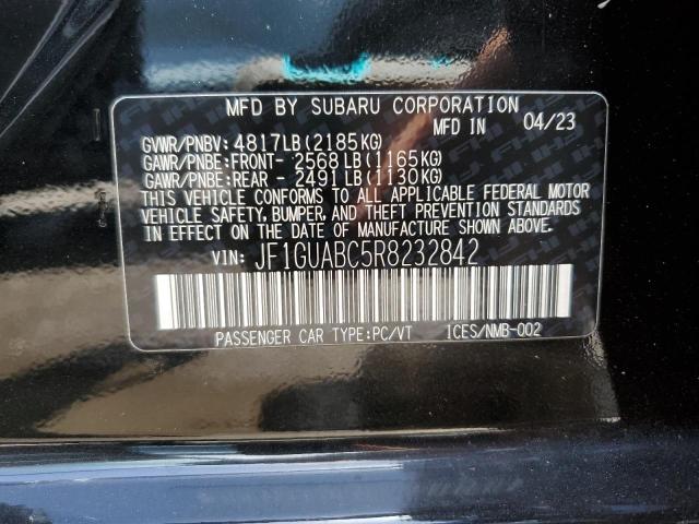 Photo 12 VIN: JF1GUABC5R8232842 - SUBARU IMPREZA 