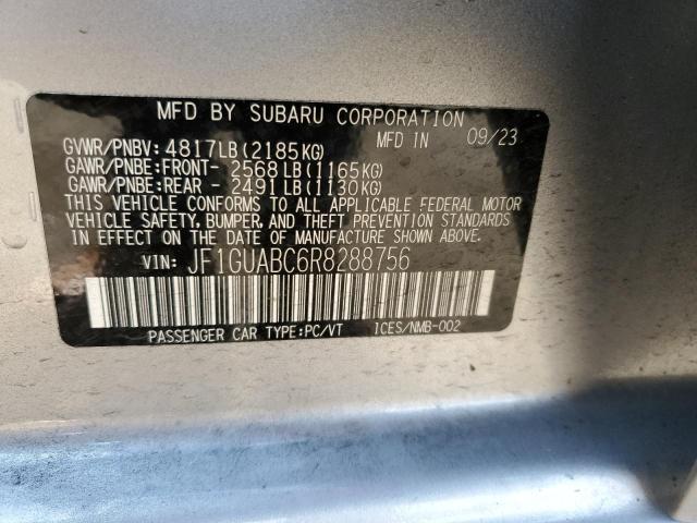 Photo 12 VIN: JF1GUABC6R8288756 - SUBARU IMPREZA 