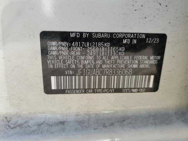 Photo 11 VIN: JF1GUABC7R8336068 - SUBARU IMPREZA 