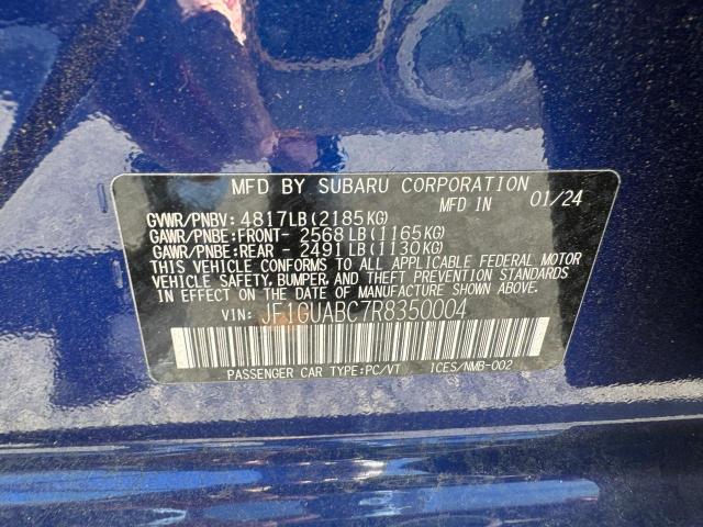 Photo 9 VIN: JF1GUABC7R8350004 - SUBARU IMPREZA 