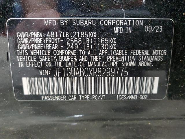 Photo 11 VIN: JF1GUABCXR8299775 - SUBARU IMPREZA 