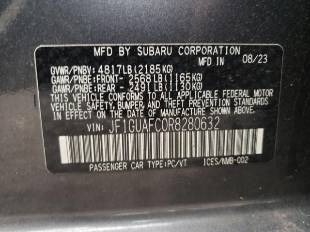 Photo 11 VIN: JF1GUAFC0R8280632 - SUBARU IMPREZA SP 