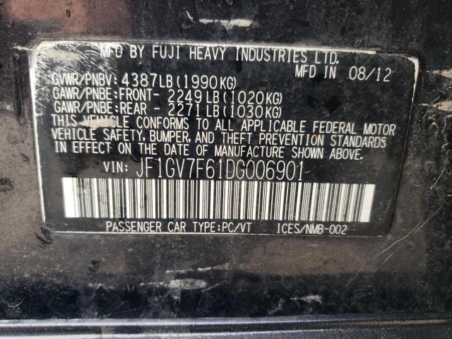 Photo 12 VIN: JF1GV7F61DG006901 - SUBARU WRX 
