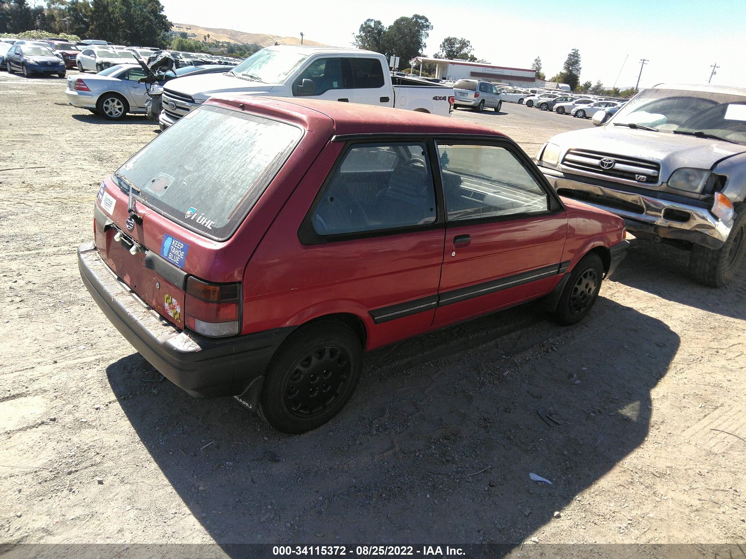 Photo 3 VIN: JF1KA73A1KC705559 - SUBARU JUSTY 