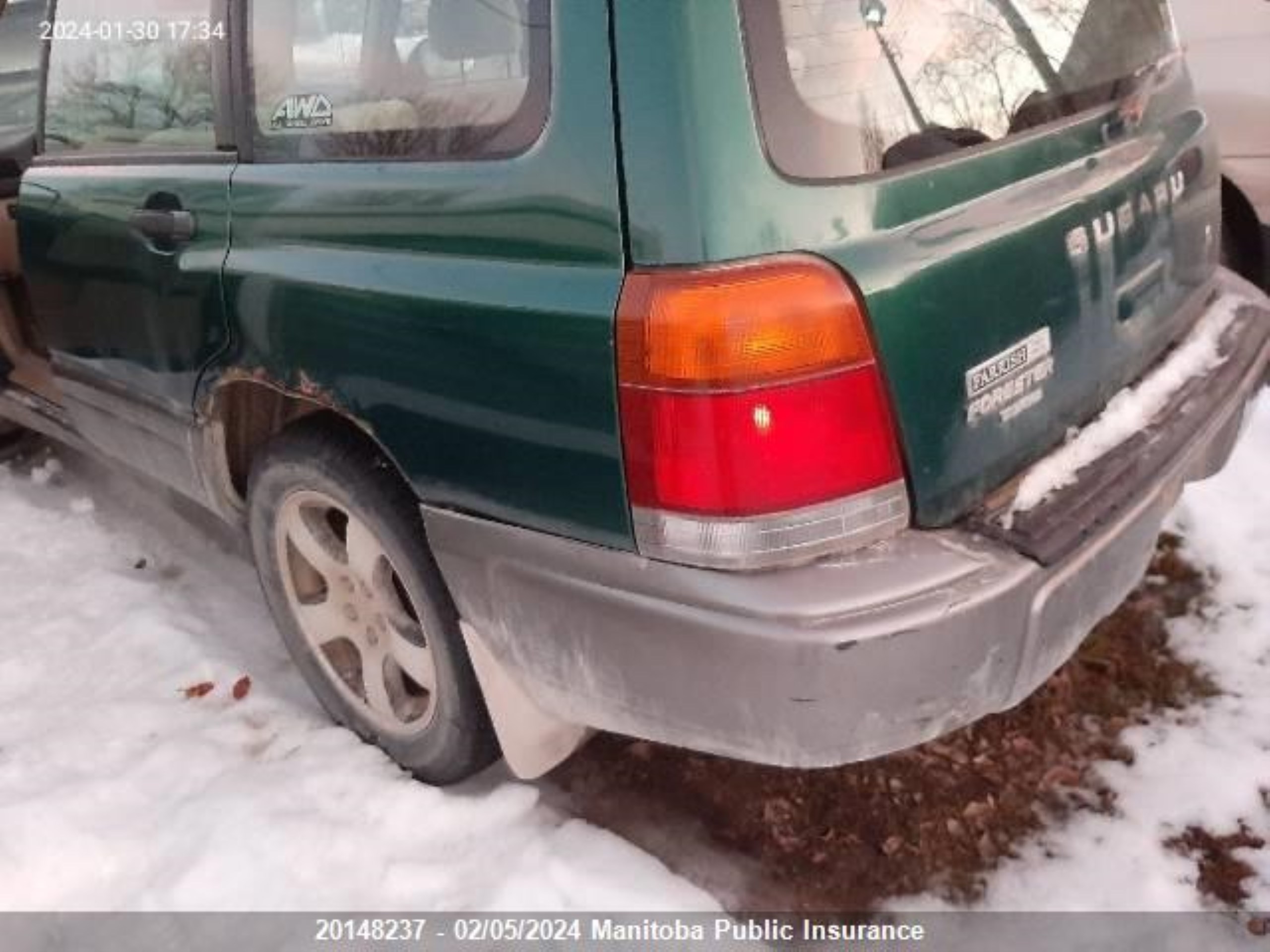 Photo 2 VIN: JF1SF6551WH710877 - SUBARU FORESTER 