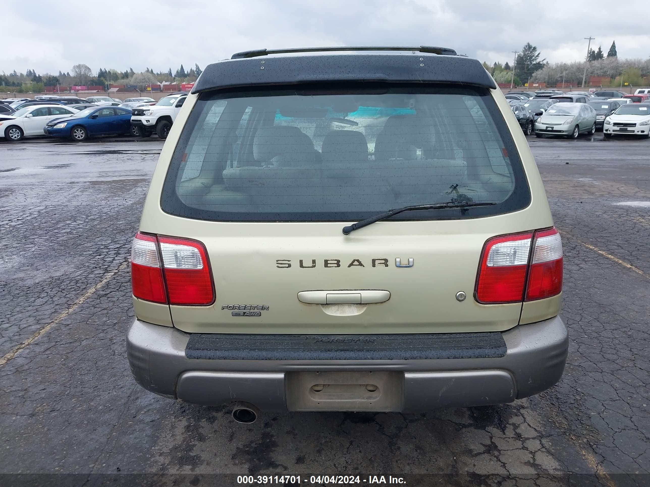 Photo 15 VIN: JF1SF65572G721169 - SUBARU FORESTER 