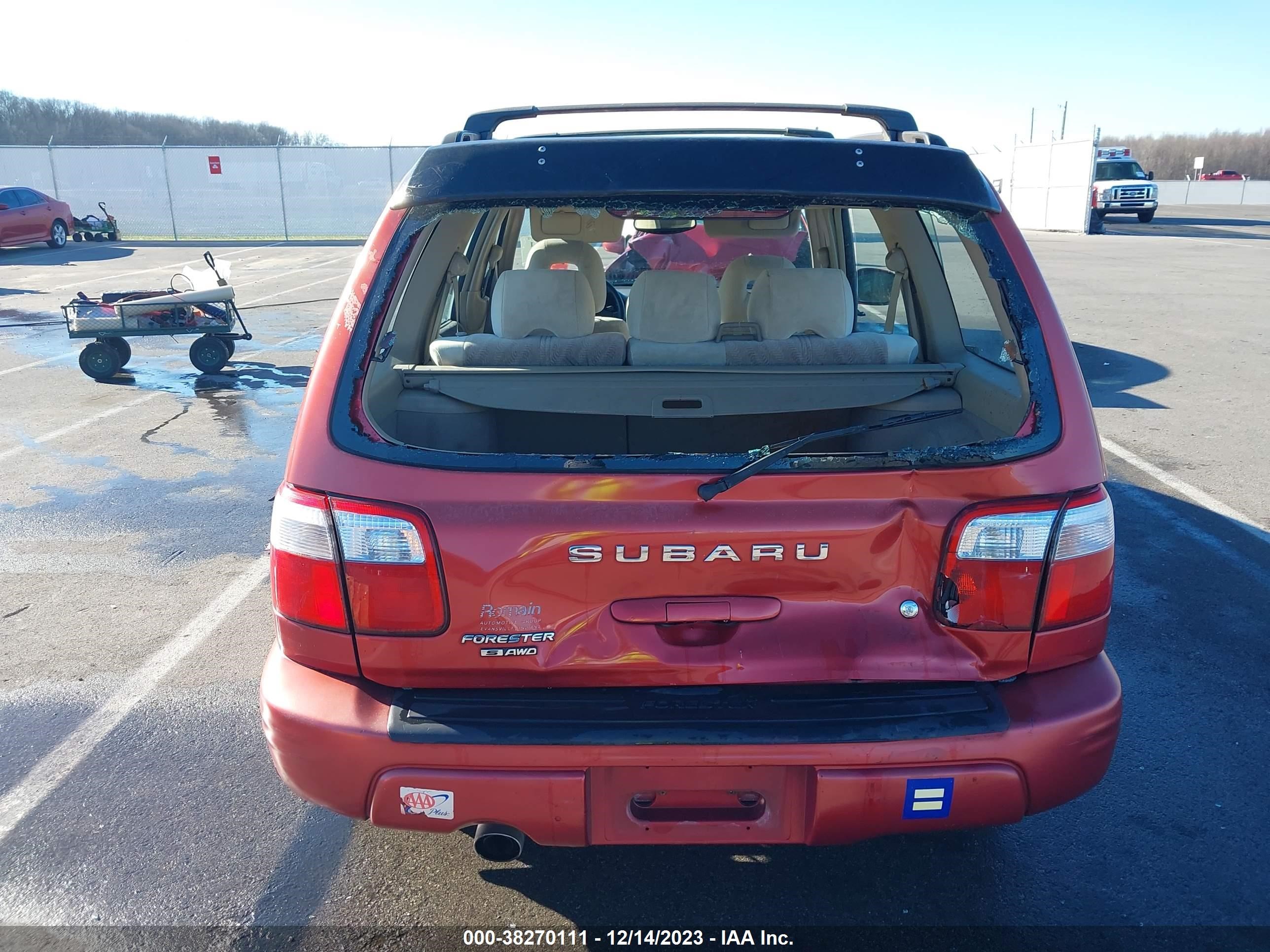 Photo 15 VIN: JF1SF65612H724054 - SUBARU FORESTER 