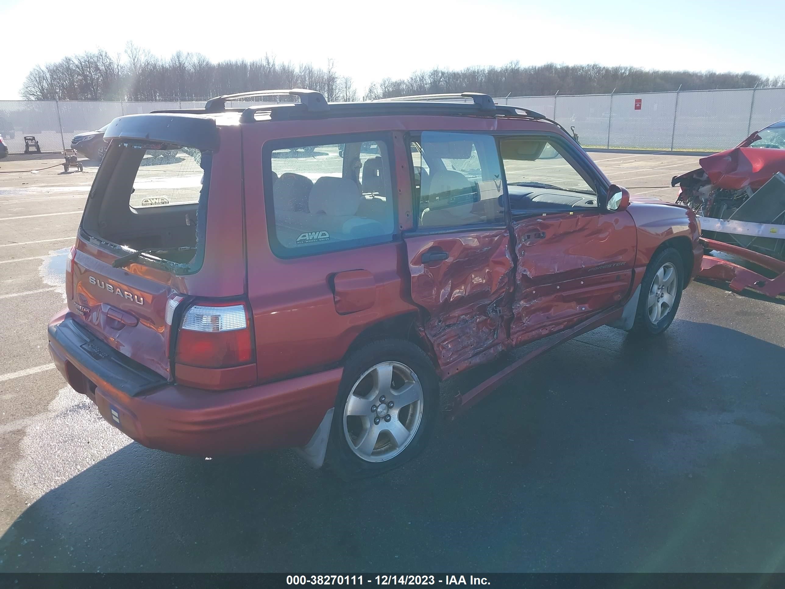 Photo 3 VIN: JF1SF65612H724054 - SUBARU FORESTER 