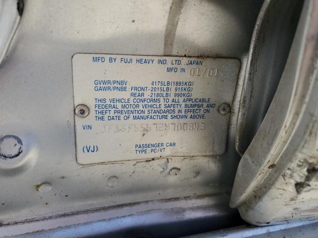 Photo 11 VIN: JF1SF65672H700843 - SUBARU FORESTER 