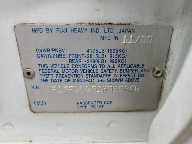 Photo 12 VIN: JF1SF65691H755986 - SUBARU FORESTER S 