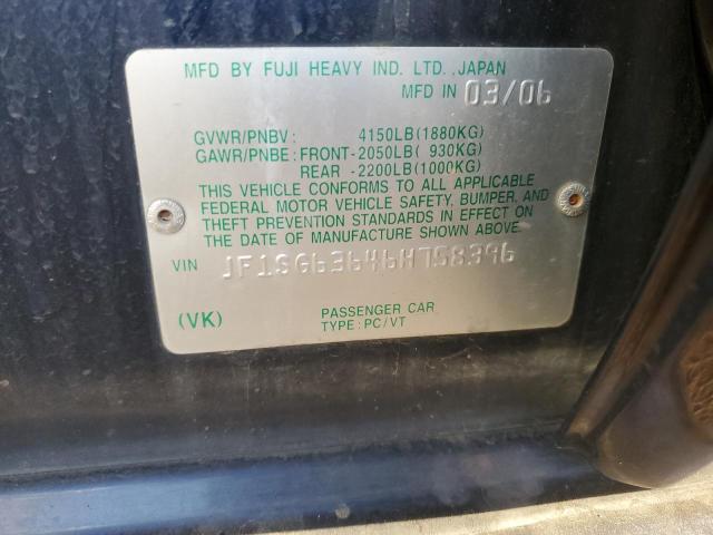 Photo 12 VIN: JF1SG63646H758396 - SUBARU FORESTER 