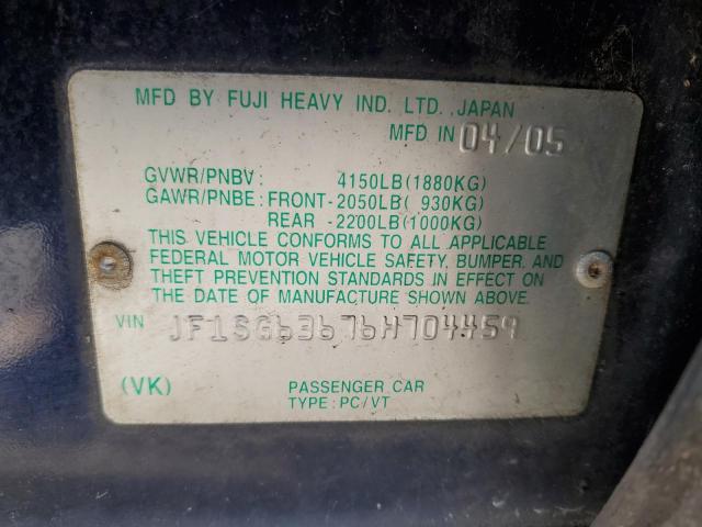 Photo 12 VIN: JF1SG63676H704459 - SUBARU FORESTER 