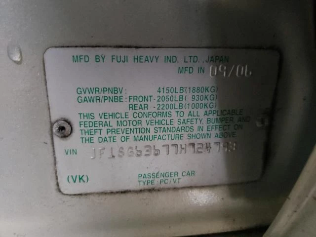 Photo 12 VIN: JF1SG63677H724793 - SUBARU FORESTER 2 