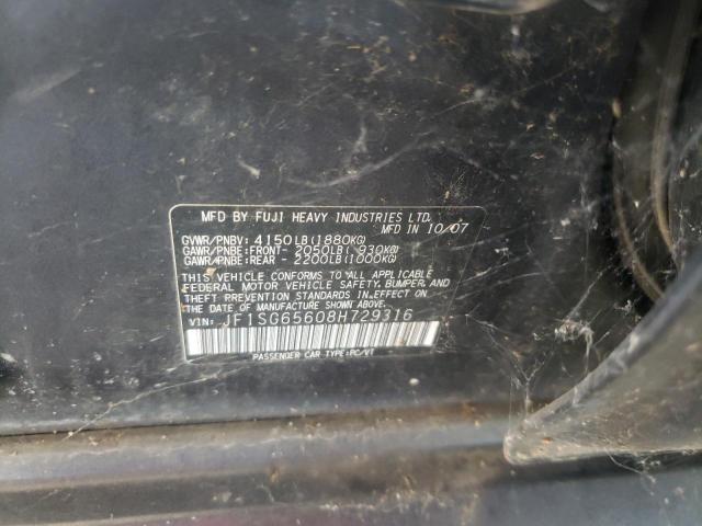 Photo 11 VIN: JF1SG65608H729316 - SUBARU FORESTER 2 