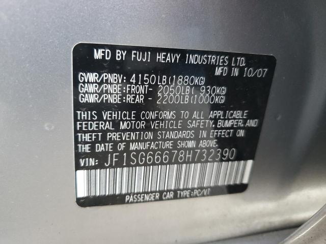 Photo 13 VIN: JF1SG66678H732390 - SUBARU FORESTER S 