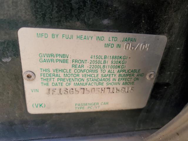 Photo 11 VIN: JF1SG67605H716915 - SUBARU FORESTER 