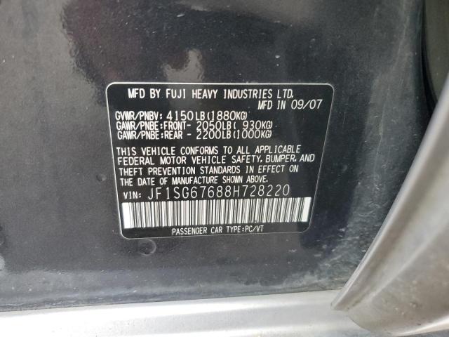 Photo 12 VIN: JF1SG67688H728220 - SUBARU FORESTER 2 