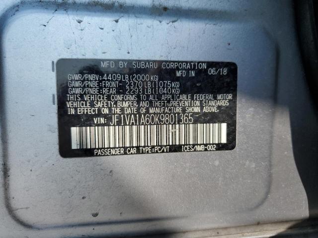 Photo 11 VIN: JF1VA1A60K9801365 - SUBARU WRX 