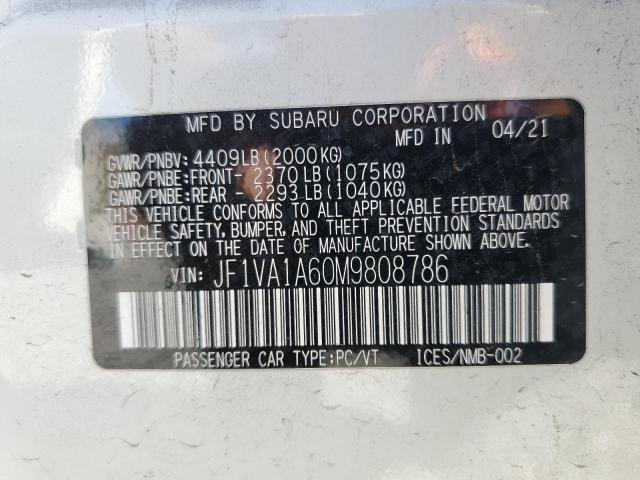 Photo 11 VIN: JF1VA1A60M9808786 - SUBARU WRX 