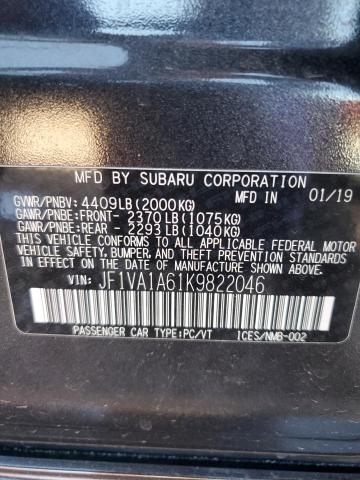 Photo 11 VIN: JF1VA1A61K9822046 - SUBARU WRX 