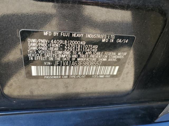 Photo 11 VIN: JF1VA1A63F9808557 - SUBARU WRX 