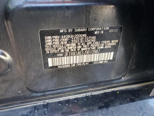 Photo 11 VIN: JF1VA1A63J9810947 - SUBARU WRX 