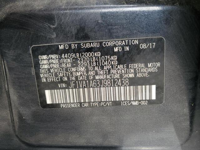 Photo 11 VIN: JF1VA1A63J9812438 - SUBARU WRX 