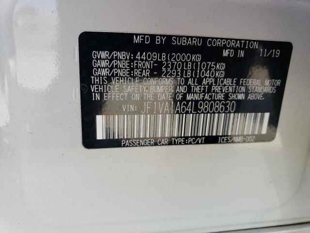 Photo 11 VIN: JF1VA1A64L9808630 - SUBARU WRX 