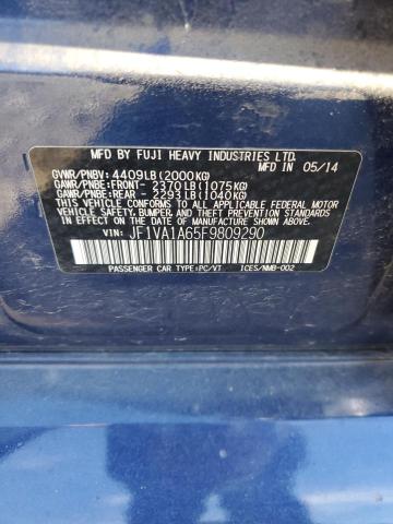 Photo 12 VIN: JF1VA1A65F9809290 - SUBARU WRX 