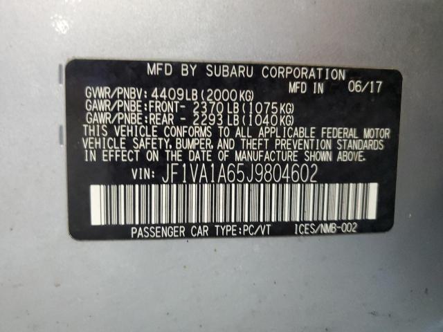 Photo 11 VIN: JF1VA1A65J9804602 - SUBARU WRX 