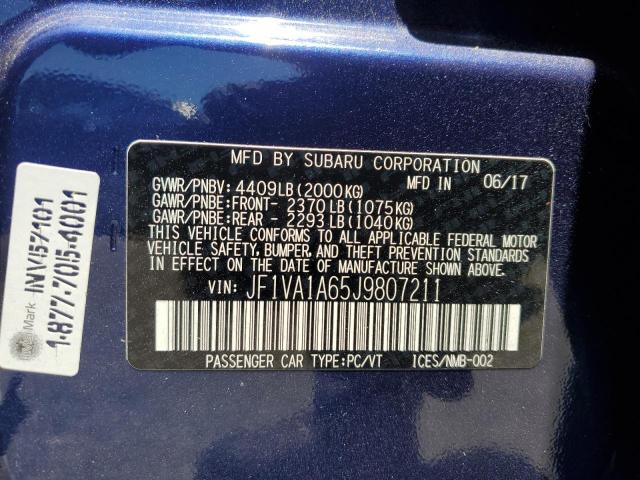 Photo 12 VIN: JF1VA1A65J9807211 - SUBARU WRX 