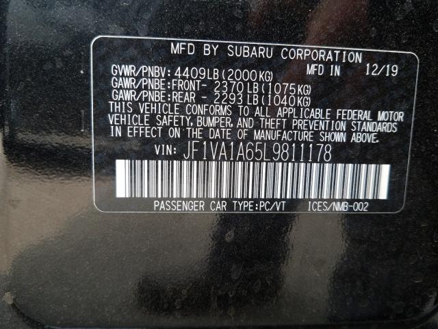 Photo 9 VIN: JF1VA1A65L9811178 - SUBARU WRX 